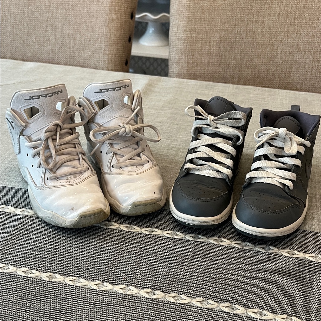 Jordan Kids Sneakers - White And Gray